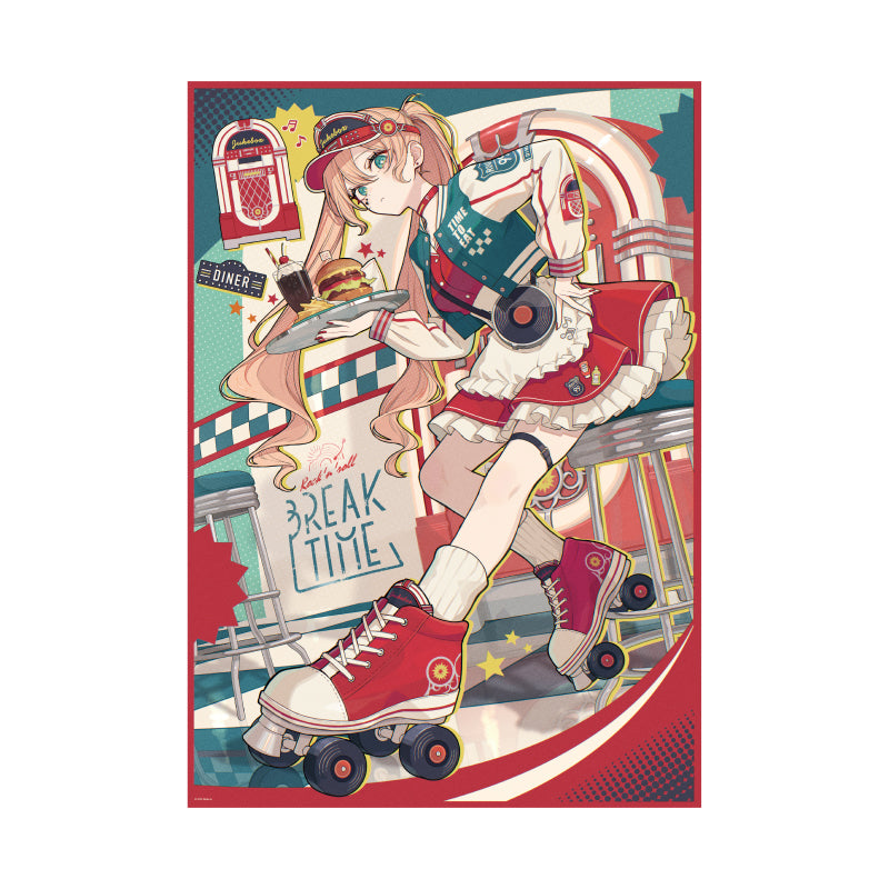 "Akakura Exhibition BREAK TIME" A3 Clear Poster