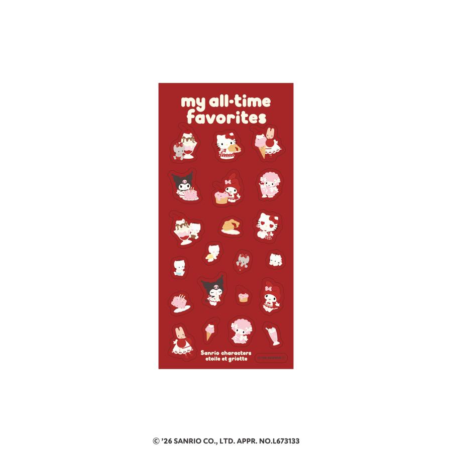 "Sanrio x Etoile et Griotte My All-time Favorites" Sticker Sheet