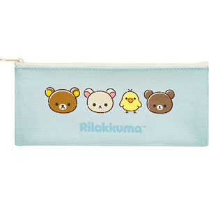 "Rilakkuma & Awawa Neko" Flat Pen Pouch