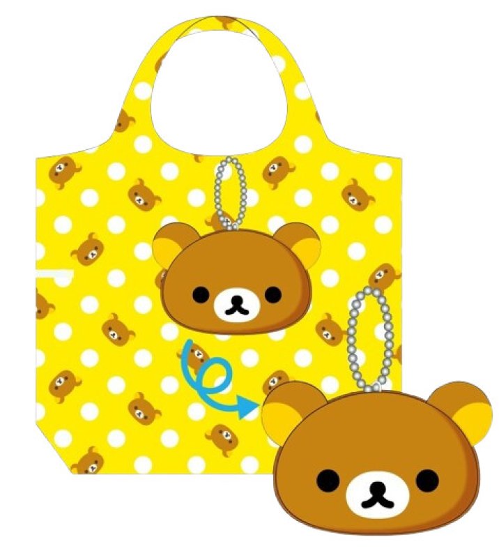"Rilakkuma" Eco Bag with Pouch