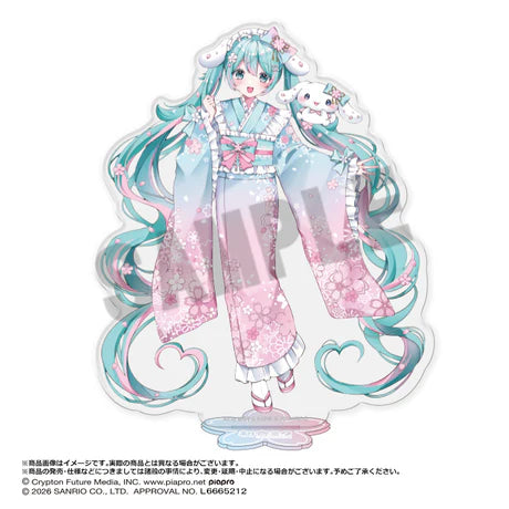 "Hatsune Miku x Cinnamoroll Yumezakura Ver." Acrylic Stand