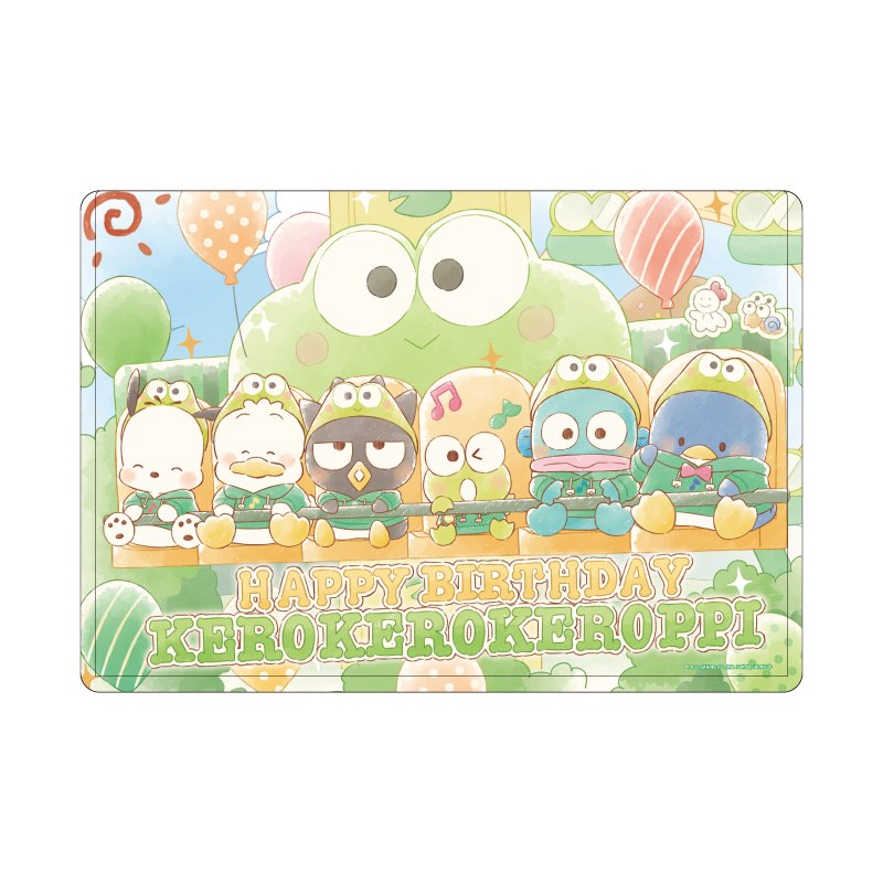 "HAPIDANBUI Keroppi Birthday Graff Art" Chara Clear Case