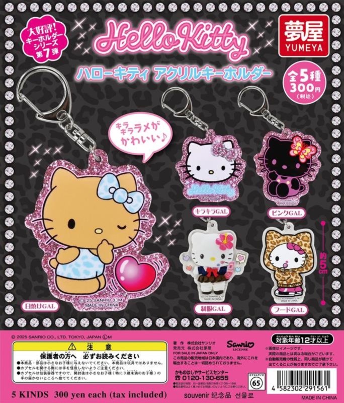 *GACHAPON* "Hello Kitty Koagl Acrylic Keychain" Blind