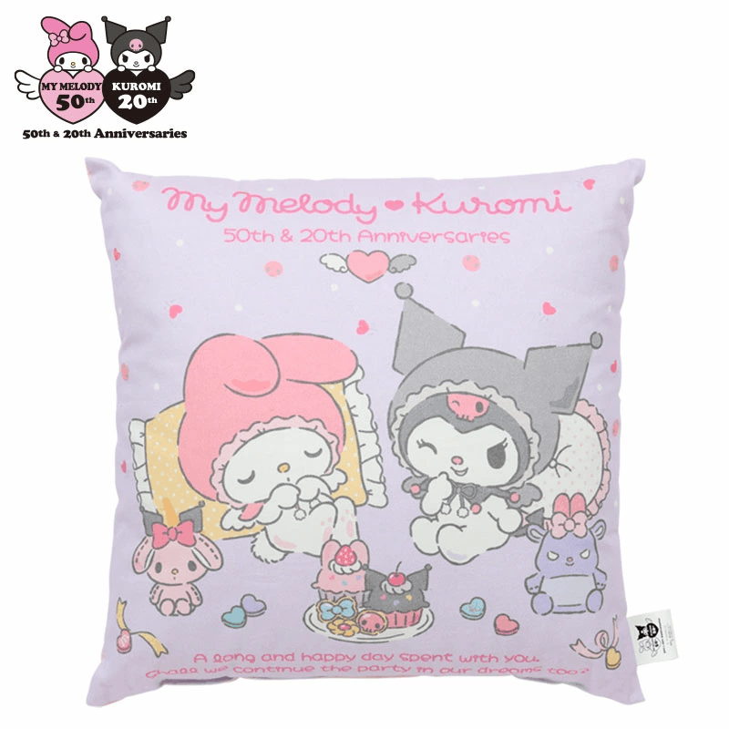 "My Melody & Kuromi 50th & 20th Anniversary" Cushion