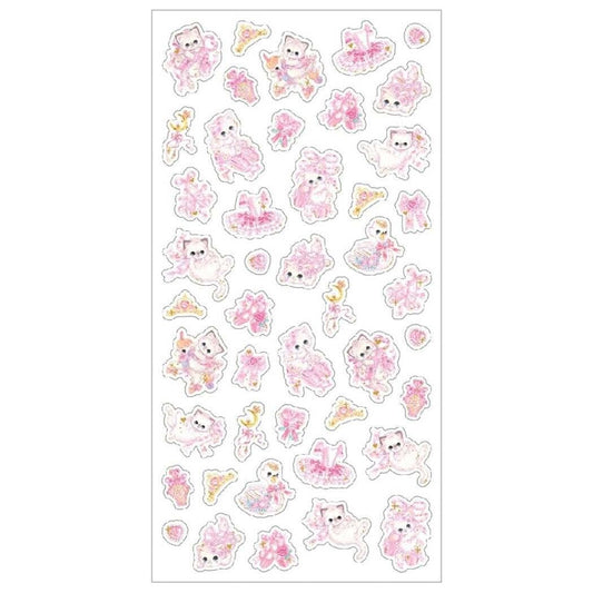 [Ballerina] "Amenomori Fumika" Clear Sticker Sheet - Rosey’s Kawaii Shop