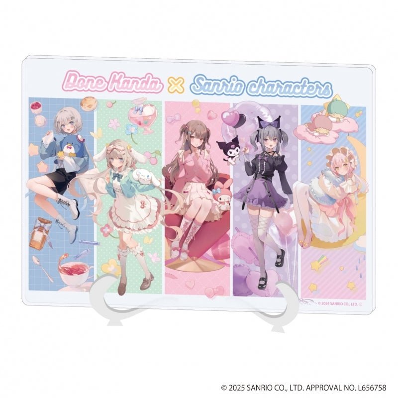 "DONE KANADA x Sanrio" Acrylic Art Board - Rosey’s Kawaii Shop
