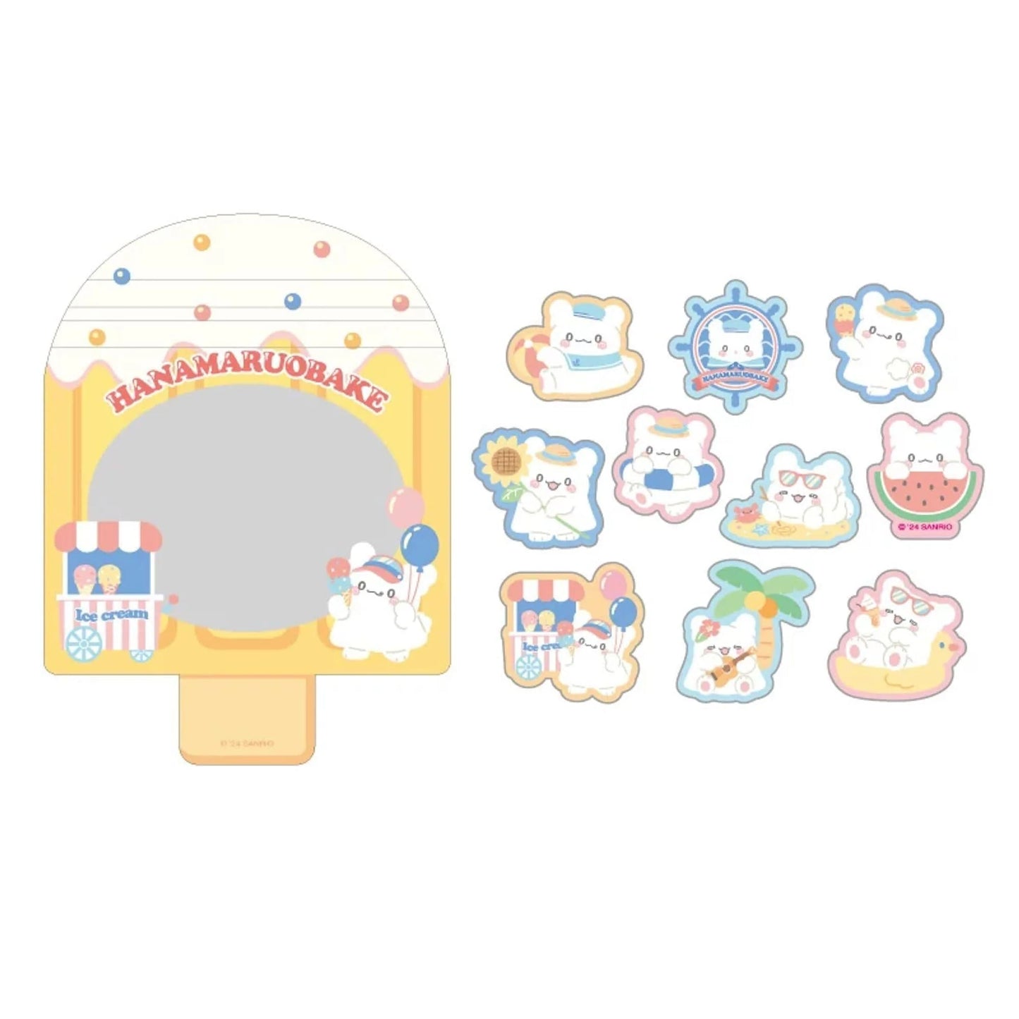 "Hanamaruobake Summer 2024" Sticker Flakes