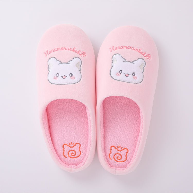 "Hanamaruobake I Love Sweets" Room Slippers - Rosey’s Kawaii Shop