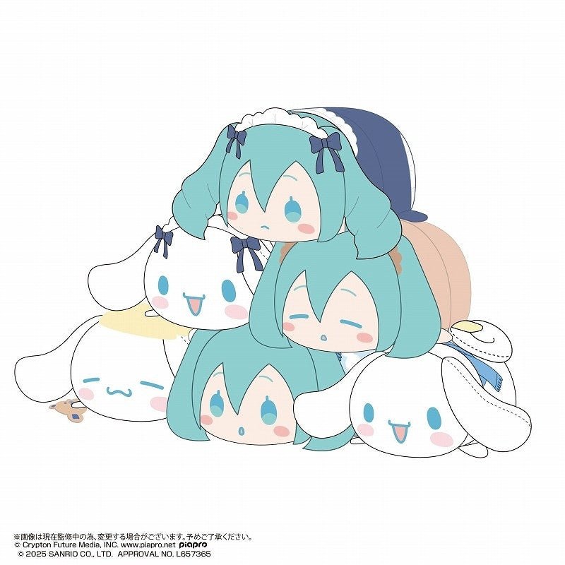 "Hatsune Miku x Cinnamoroll Potekoro Mascot 3" Blind Box - Rosey’s Kawaii Shop