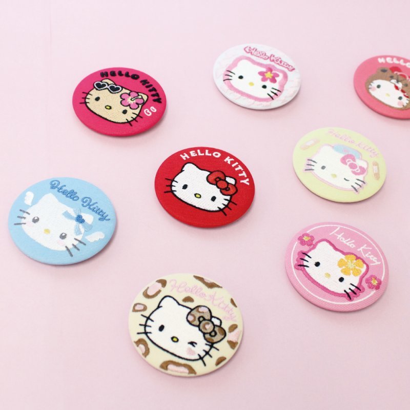 "Hello Kitty Embroidery Can Badge" Blind Bag - Rosey’s Kawaii Shop