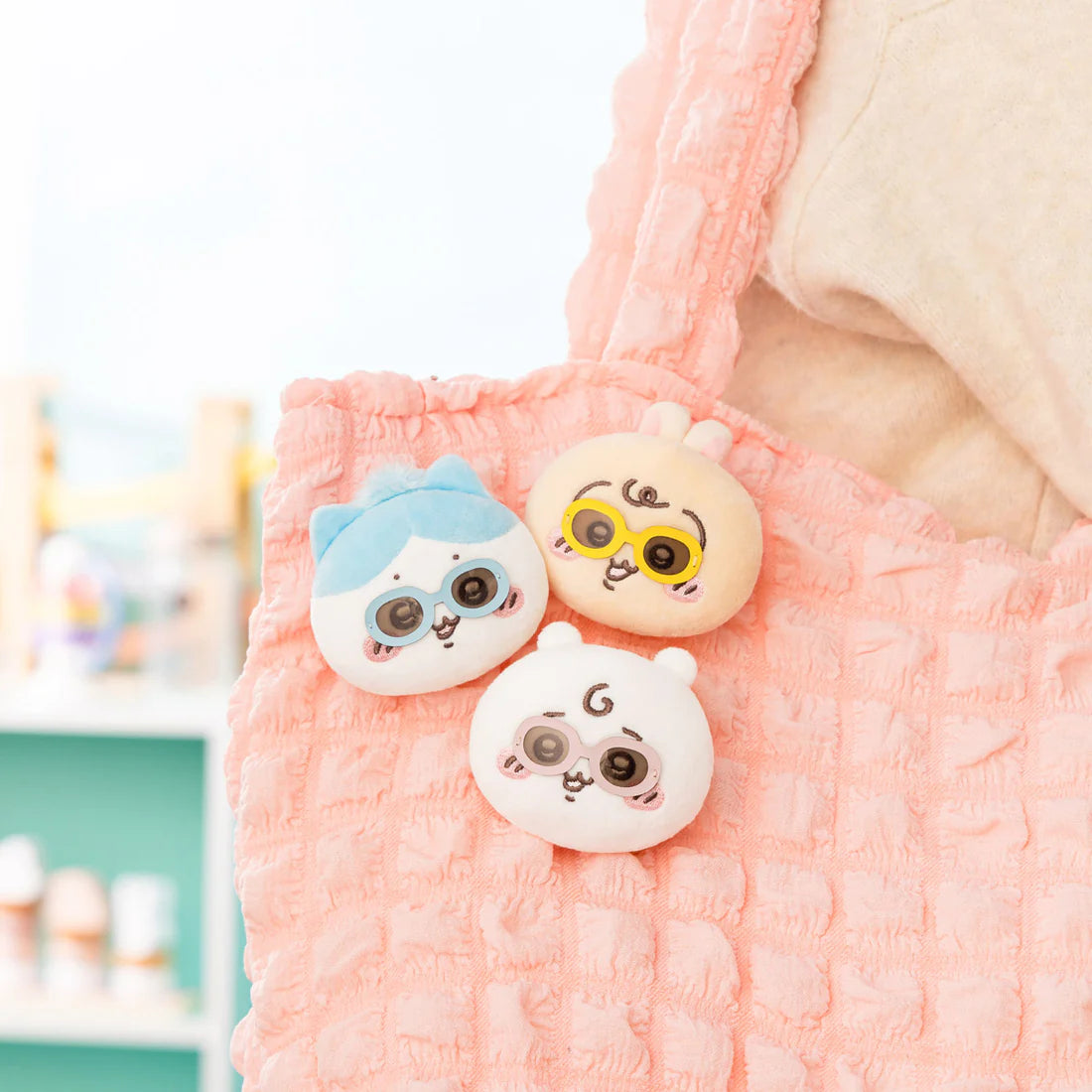 "Chiikawa Baby" Plush Badge Set