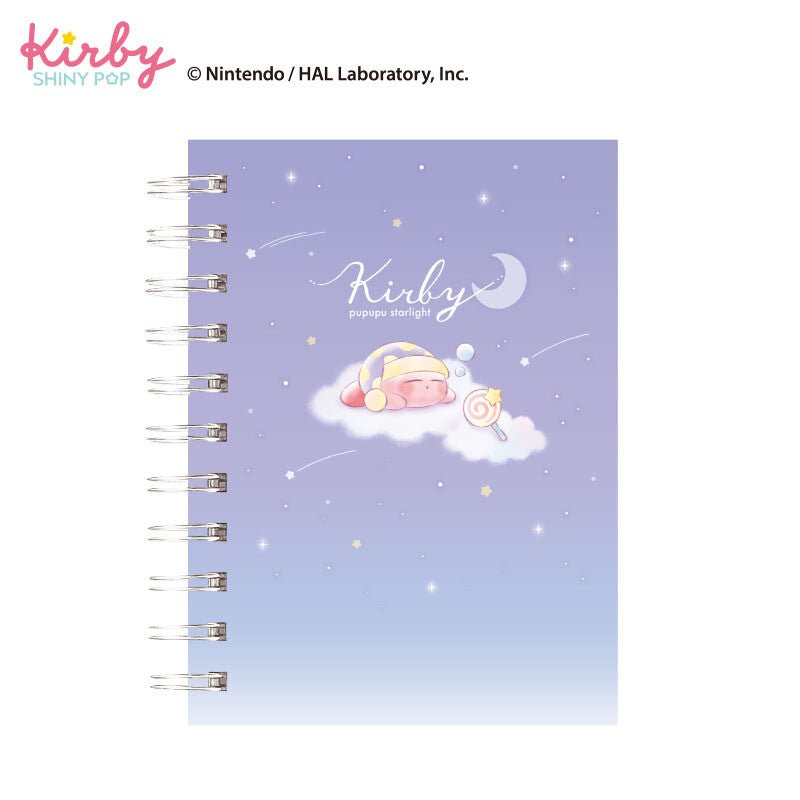 "Kirby PUPUPU STARLIGHT" A6 Ring Notebook - Rosey’s Kawaii Shop