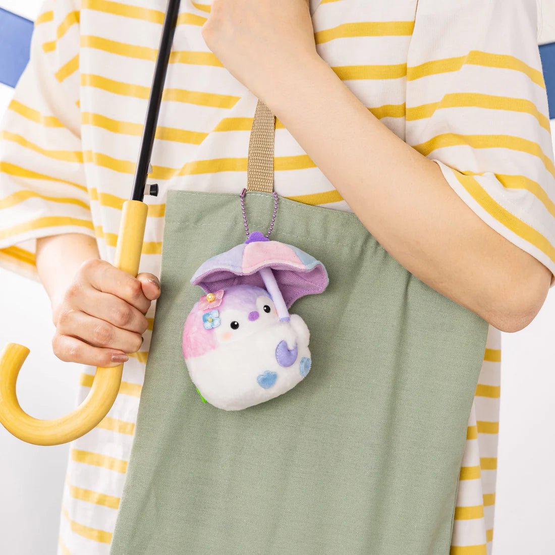"Koupenchan Hydrangea Umbrella" Plush Keychain - Rosey’s Kawaii Shop