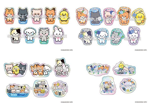 LINE "Zeroni Character Tokimeki Rainbow Sticker" Blind Bag - Rosey’s Kawaii Shop