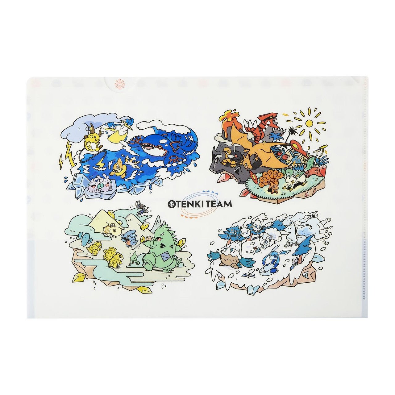 "Pokemon Otenki Team" File Folder - Rosey’s Kawaii Shop