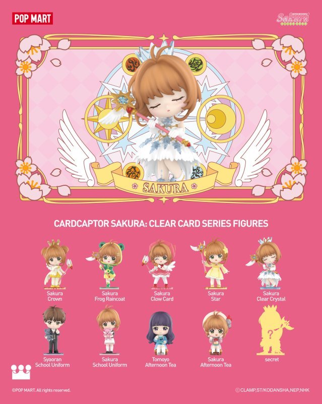 "POPMART Cardcaptor Sakura: Clear Card Arc" Blind Box - Rosey’s Kawaii Shop