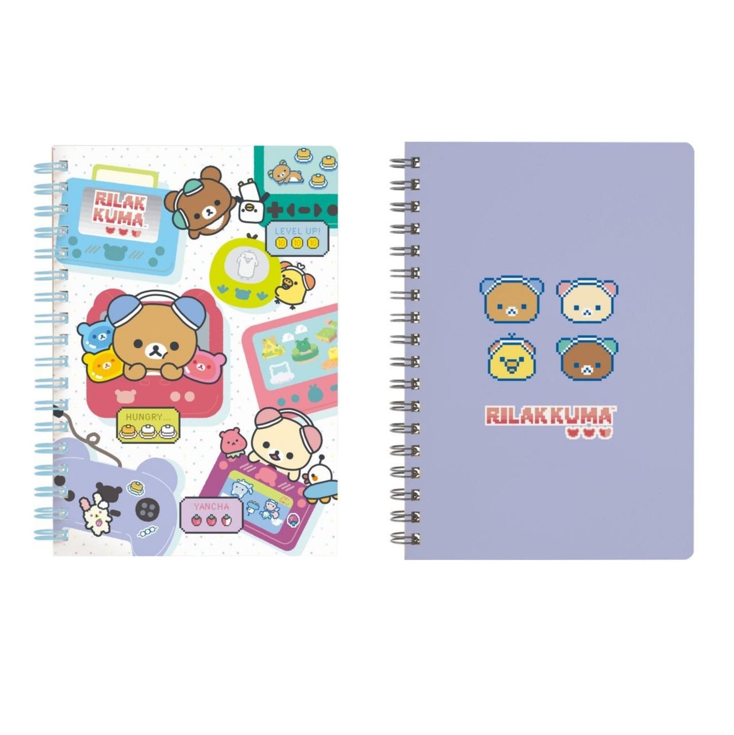 "Rilakkuma Gaming Series" B6 Spiral Notebook - Rosey’s Kawaii Shop
