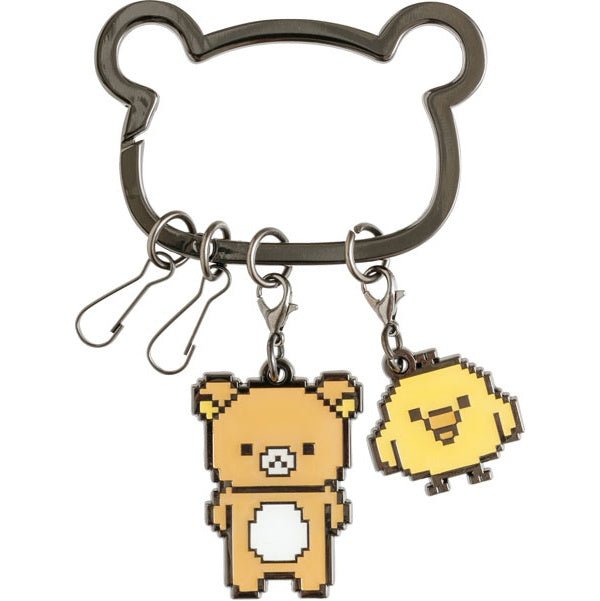 "Rilakkuma Gaming Series" Metal Carabiner Keychain - Rosey’s Kawaii Shop