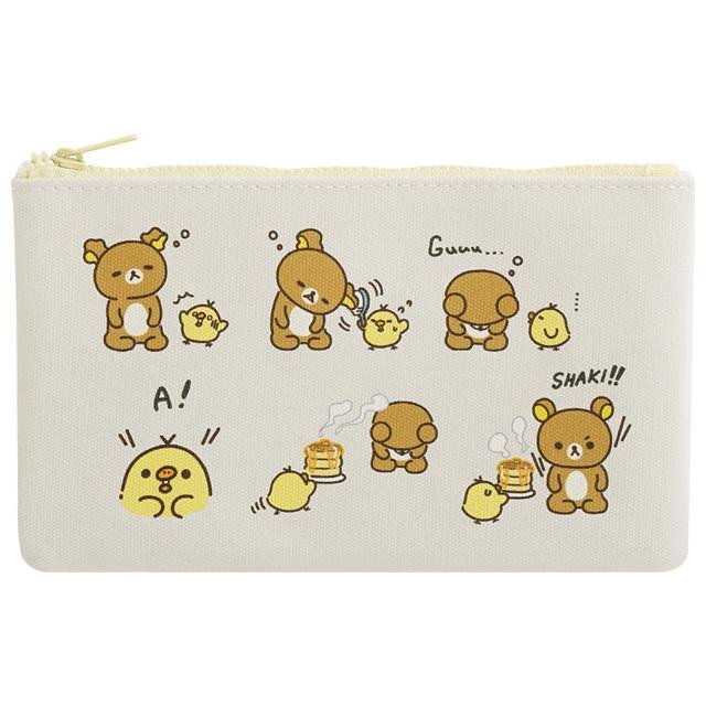"Rilakkuma Stay With Me" Flat Pen Case - Rosey’s Kawaii Shop