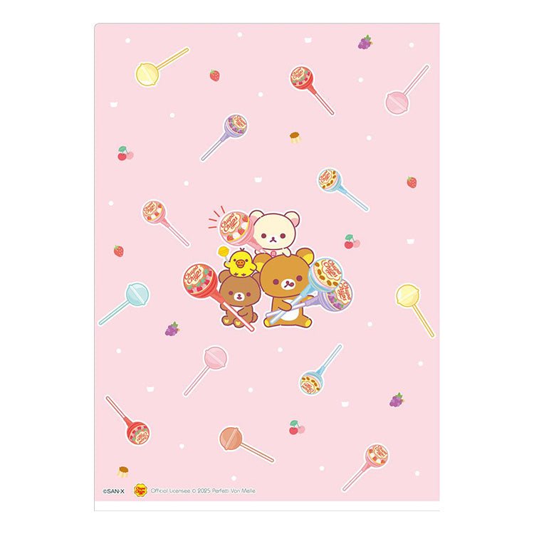 "Rilakkuma x Chupa Chups" File Set - Rosey’s Kawaii Shop