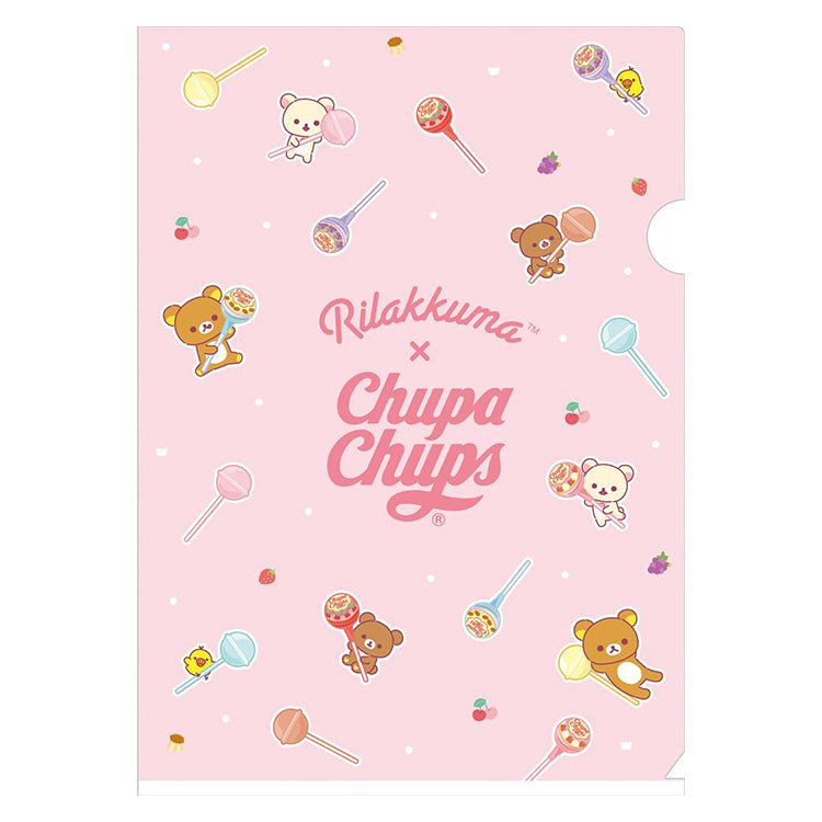 "Rilakkuma x Chupa Chups" File Set - Rosey’s Kawaii Shop