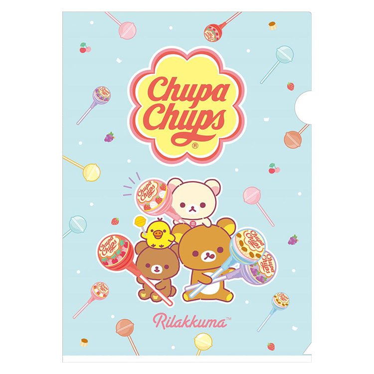 "Rilakkuma x Chupa Chups" File Set - Rosey’s Kawaii Shop