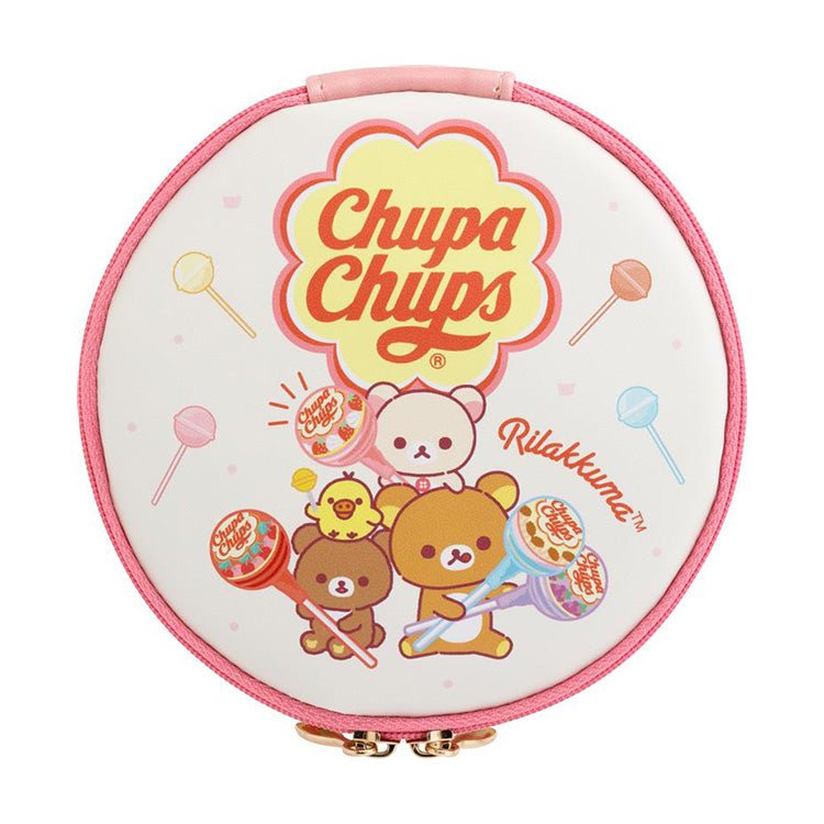 "Rilakkuma x Chupa Chups" Round Pouch - Rosey’s Kawaii Shop