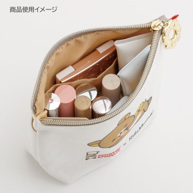 "Rilakkuma x Mister Donut" Trapezoid Pouch - Rosey’s Kawaii Shop