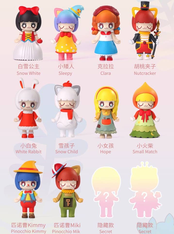 "52TOYS CANDYBOX KIMMY & MIKI Fairy Tale Vol. 2 Figure" Blind