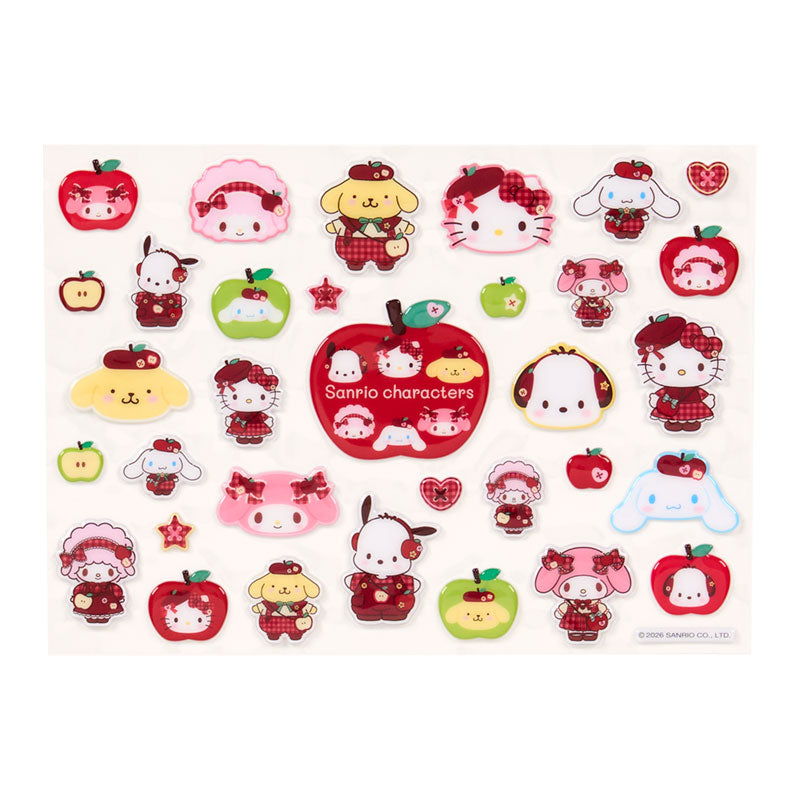 "Sanrio Autumn Apple" Sticker Sheet