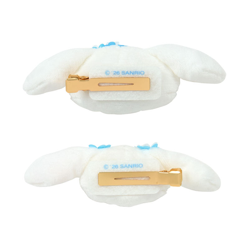 "Cinnamoroll Light Blue Clover" Hair Clip Set