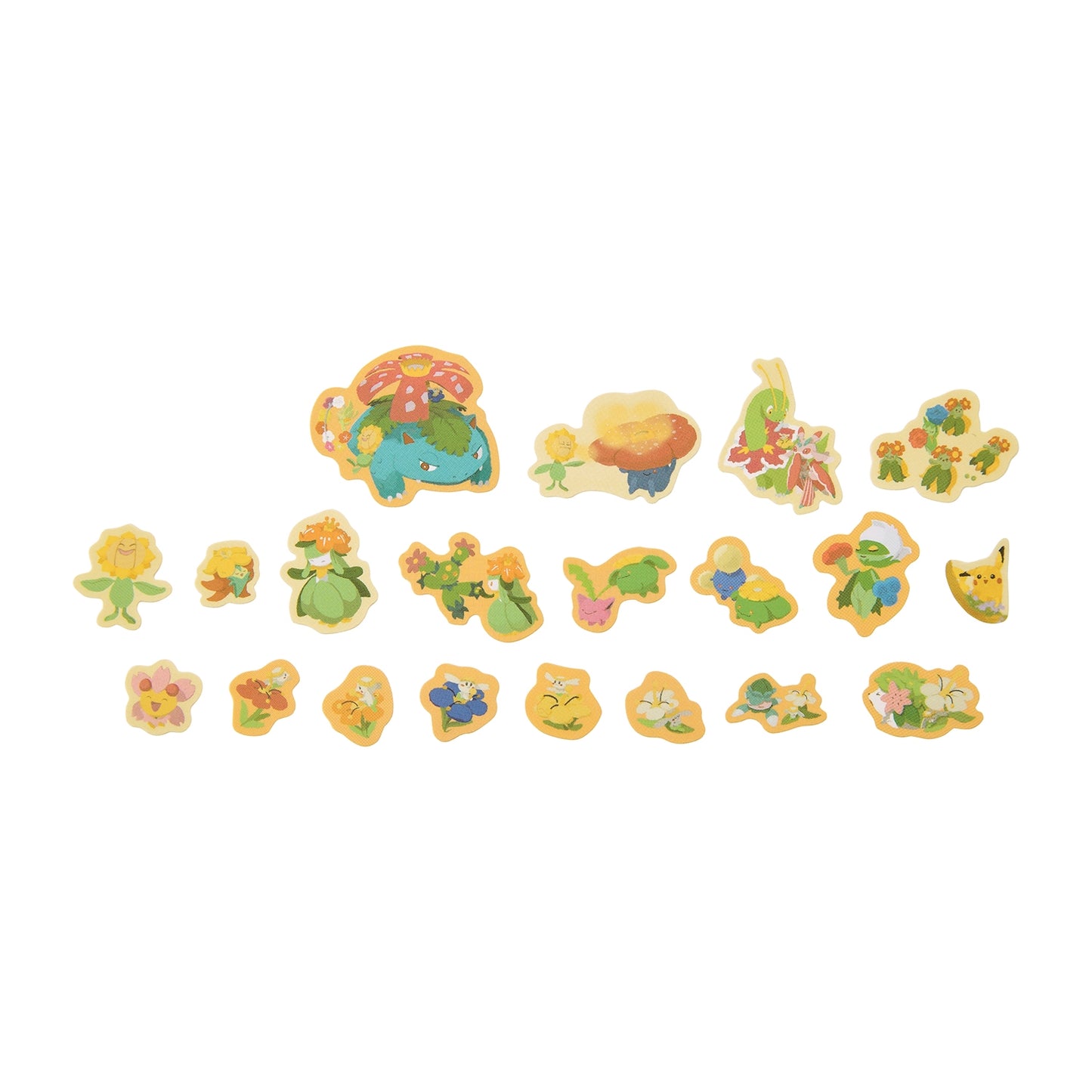 "Pokemon Blooming in Profusion" Sticker Flakes