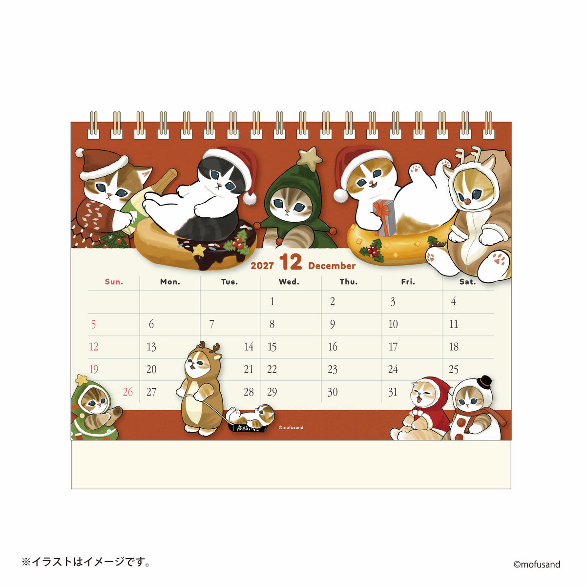 "Mofusand 2027" Desk Calendar