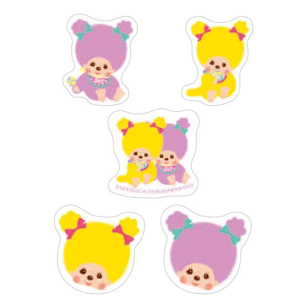 "Monchhichi Sweet Lollipop" Sticker Flakes