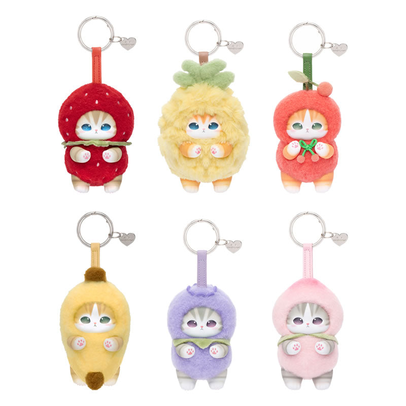 KIRAMEKO "Mofusand Fruity Kittens Plush Keychain" Blind