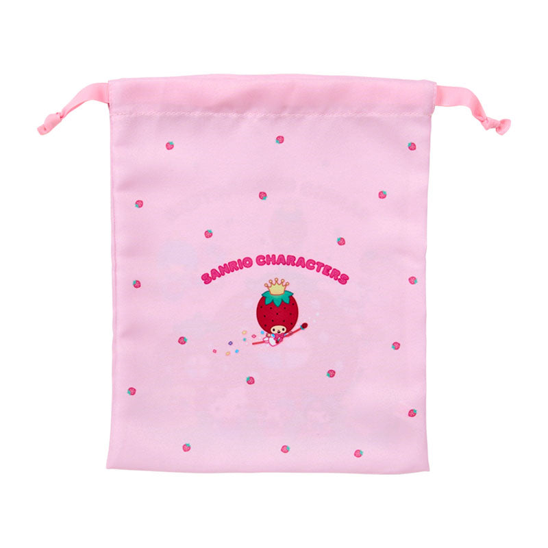 "Sanrio Become Strawberry King" Drawstring Bag
