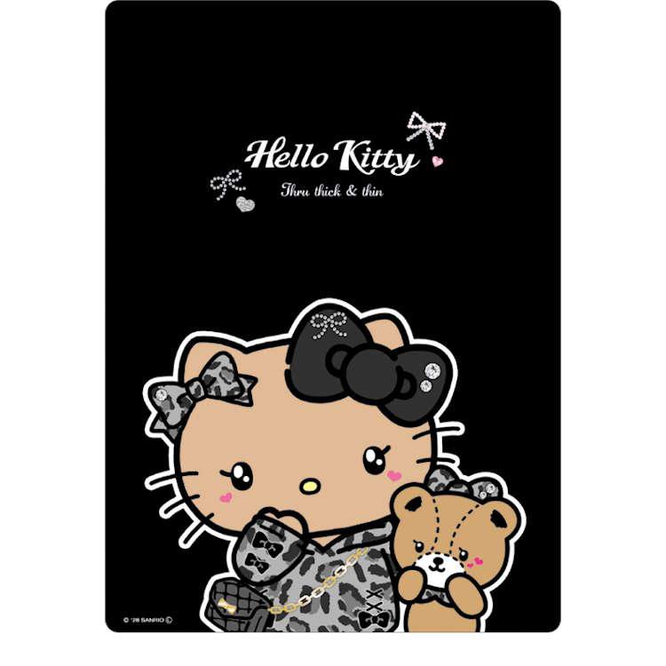 "Hello Kitty Gyarumi Black" Desk Pad