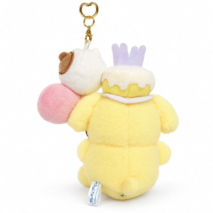 "Pompompurin 30th Anniversary Fair Balloons" Plush Keychain