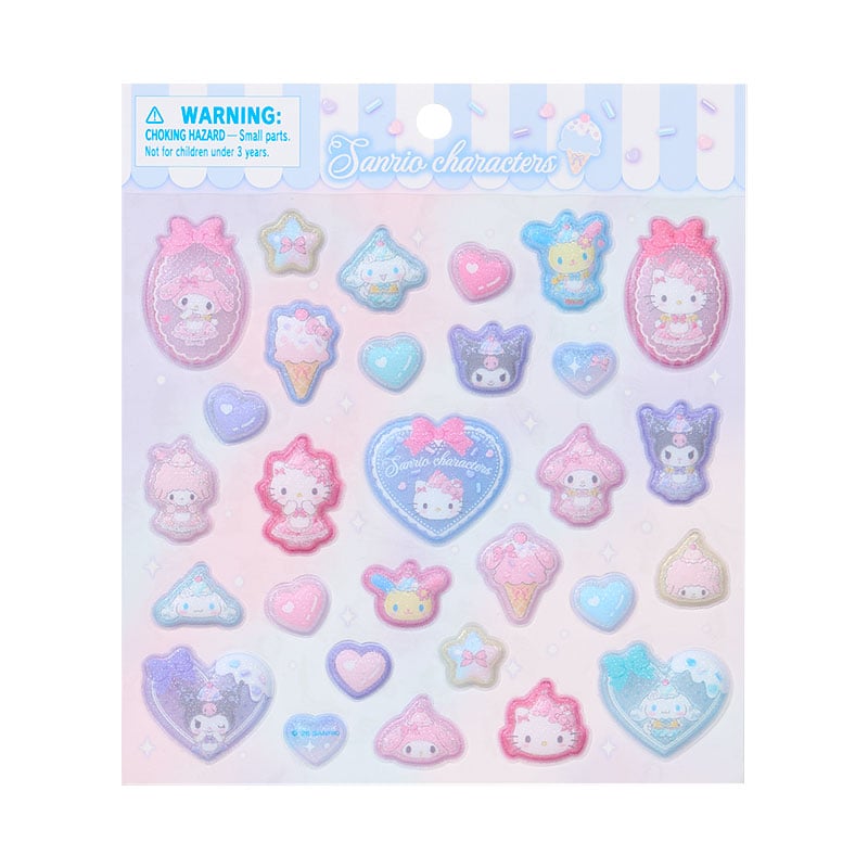"Sanrio Dreamy Ice Parlor" Sticker Sheet