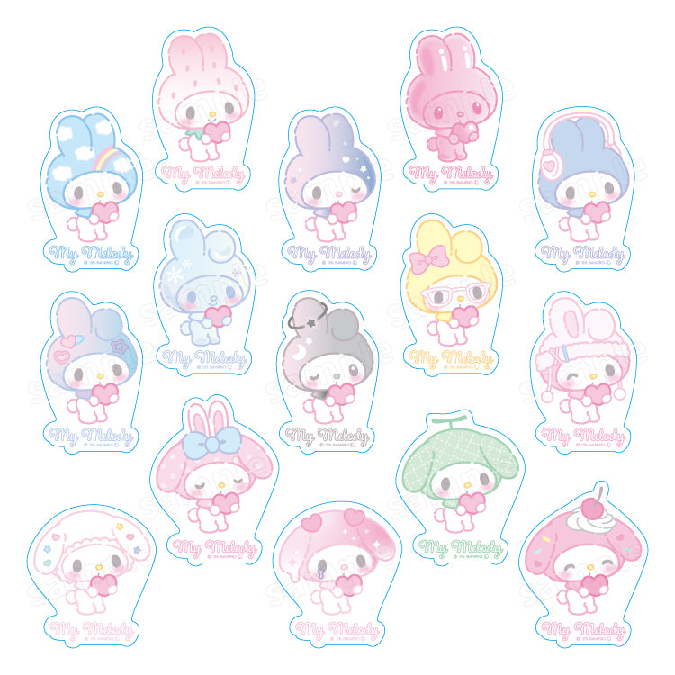 "My Melody Girly Pop Heart Trading Sticker" Blind Bag