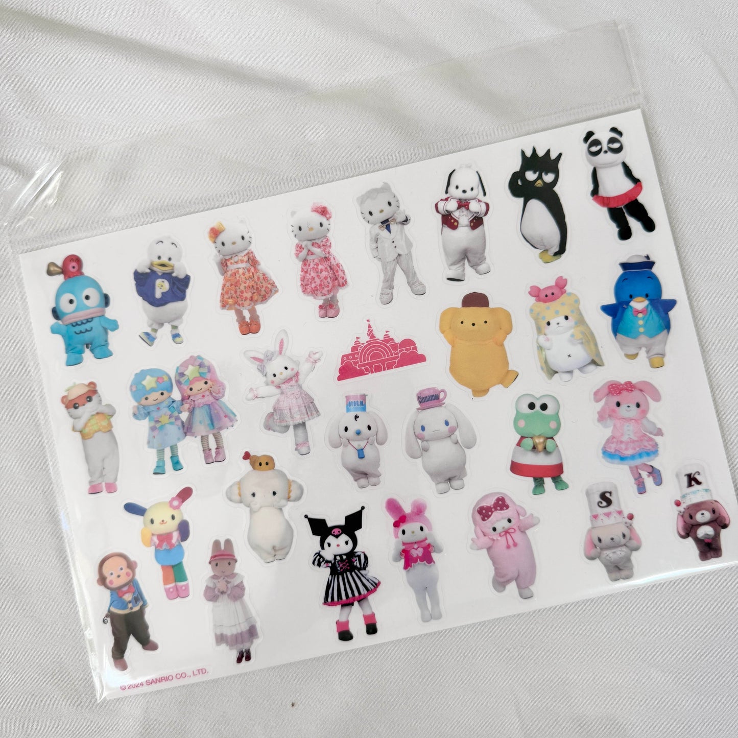 LIMITED "Sanrio Puroland" Sticker Sheet