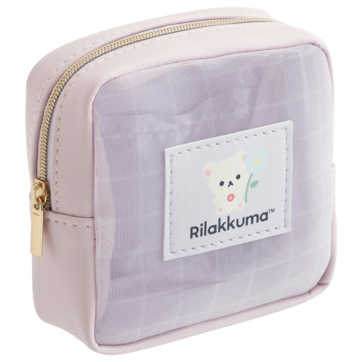 "SAN - X Friends" Mesh Mini Pouch - Rosey’s Kawaii Shop
