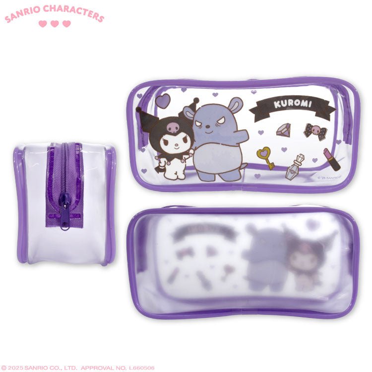 "Sanrio Always There Friend" Clear Pen Case - Rosey’s Kawaii Shop