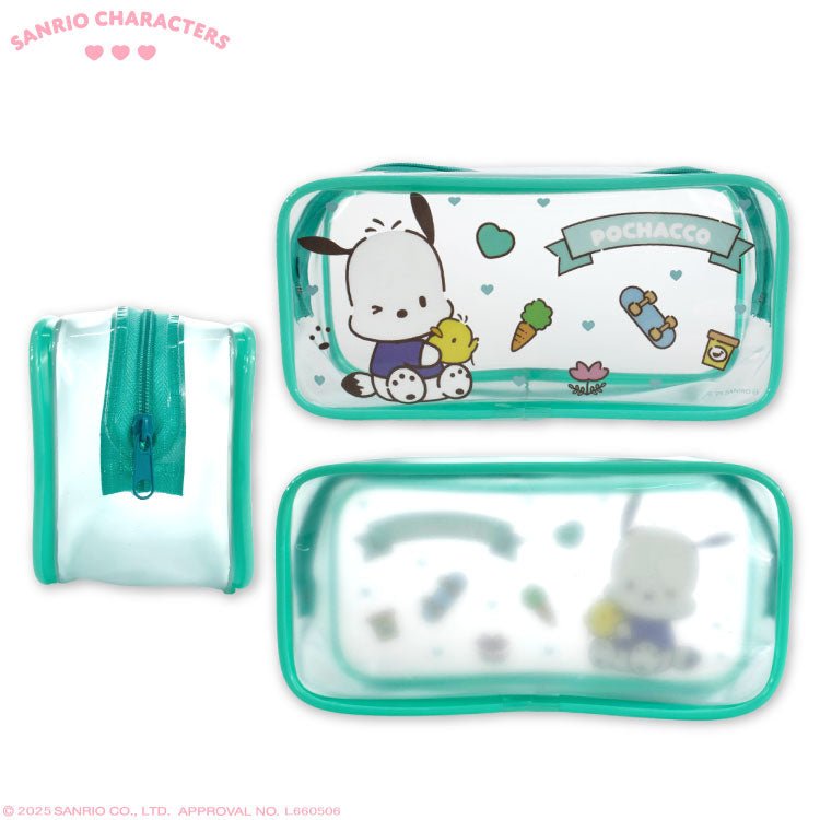 "Sanrio Always There Friend" Clear Pen Case - Rosey’s Kawaii Shop