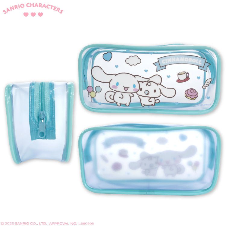 "Sanrio Always There Friend" Clear Pen Case - Rosey’s Kawaii Shop