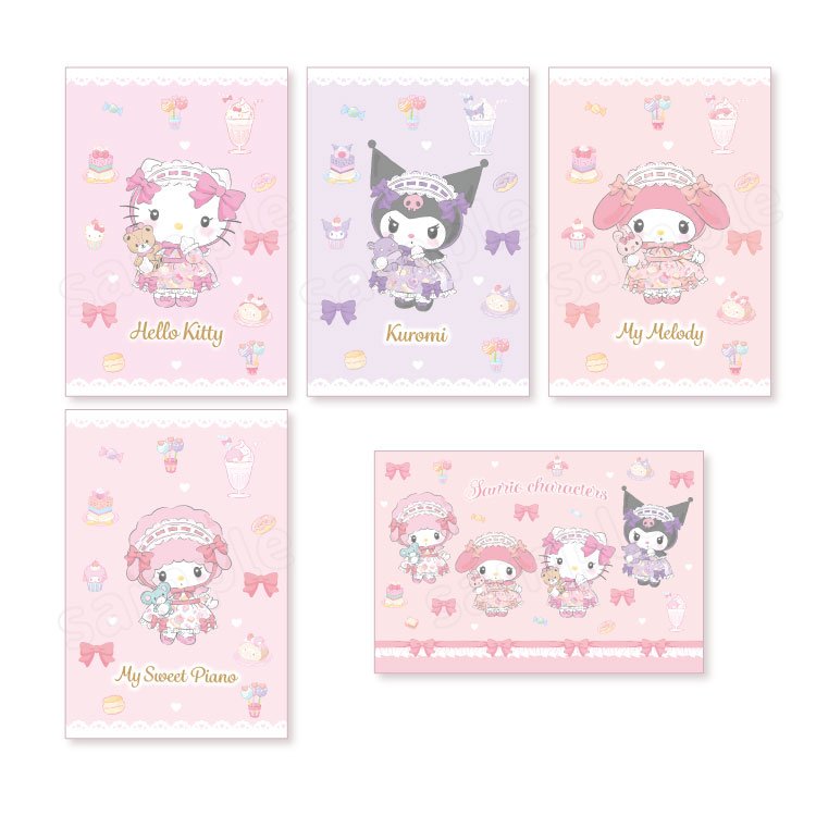 "Sanrio Romantic Sweets" Postcards - Rosey’s Kawaii Shop
