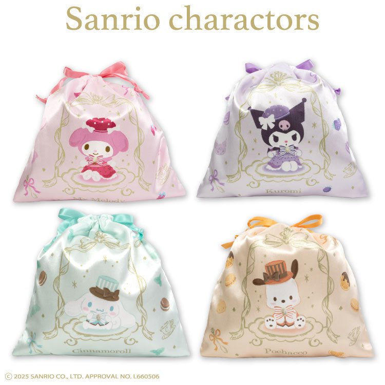 "Sanrio Tea Room" Drawstring Bag - Rosey’s Kawaii Shop