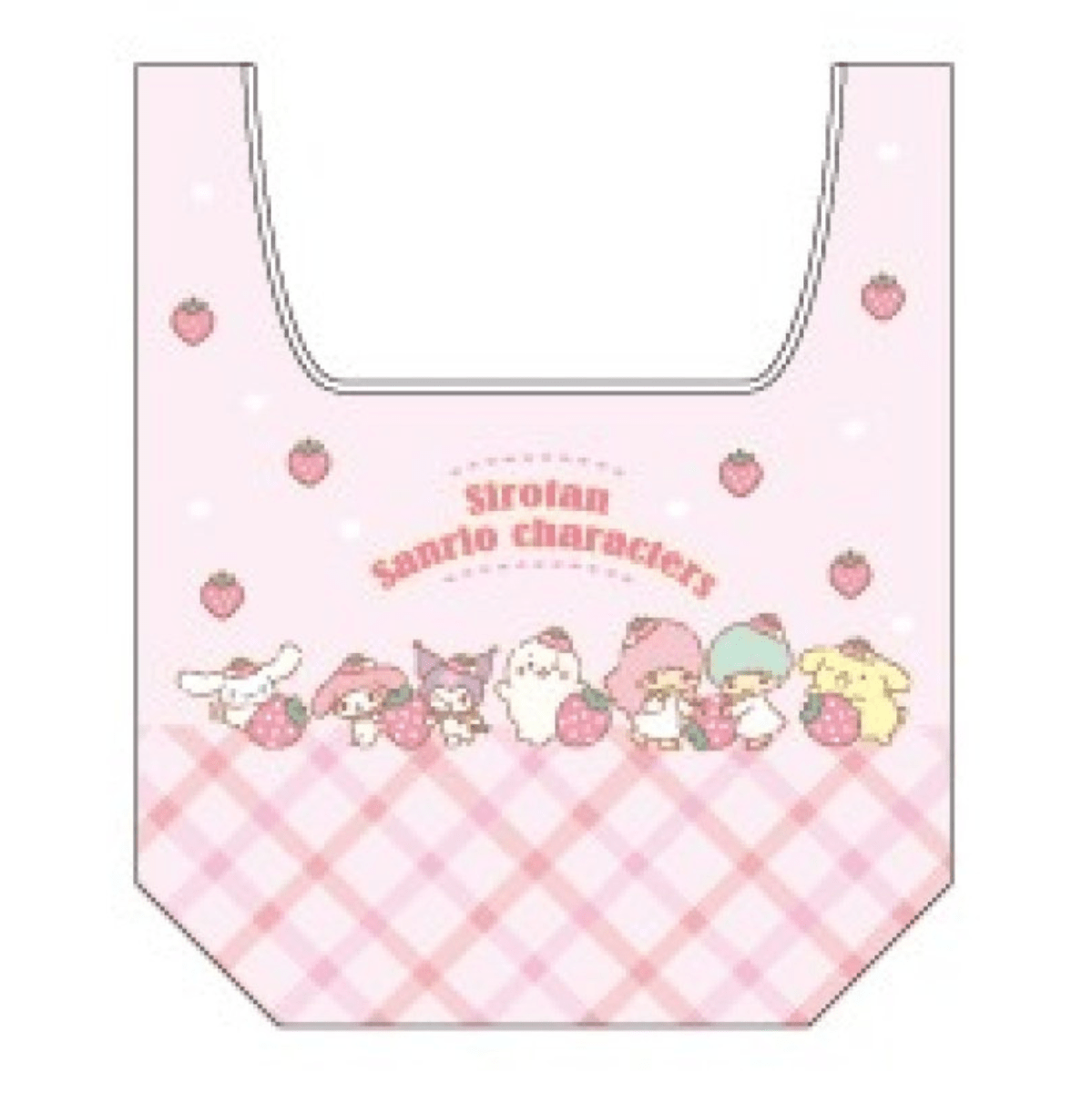 "Sanrio x Sirotan Strawberry" Eco Bag - Rosey’s Kawaii Shop