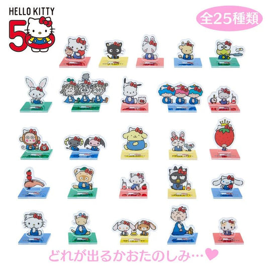[SET A] "HELLO EVERYONE! Hello Kitty 50th" Acrylic Stand Blind Bag - Rosey’s Kawaii Shop