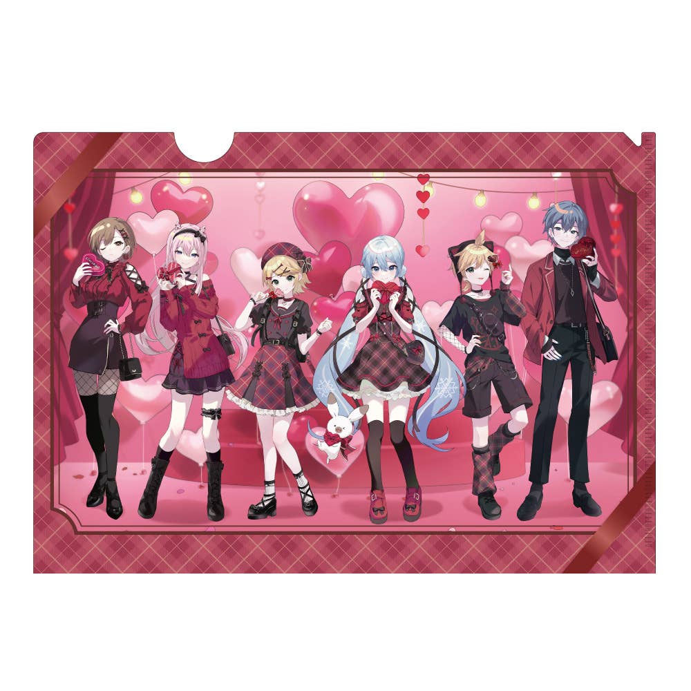 "Snow Miku x Don Quijote: Valentine's Day" Clear File - Rosey’s Kawaii Shop